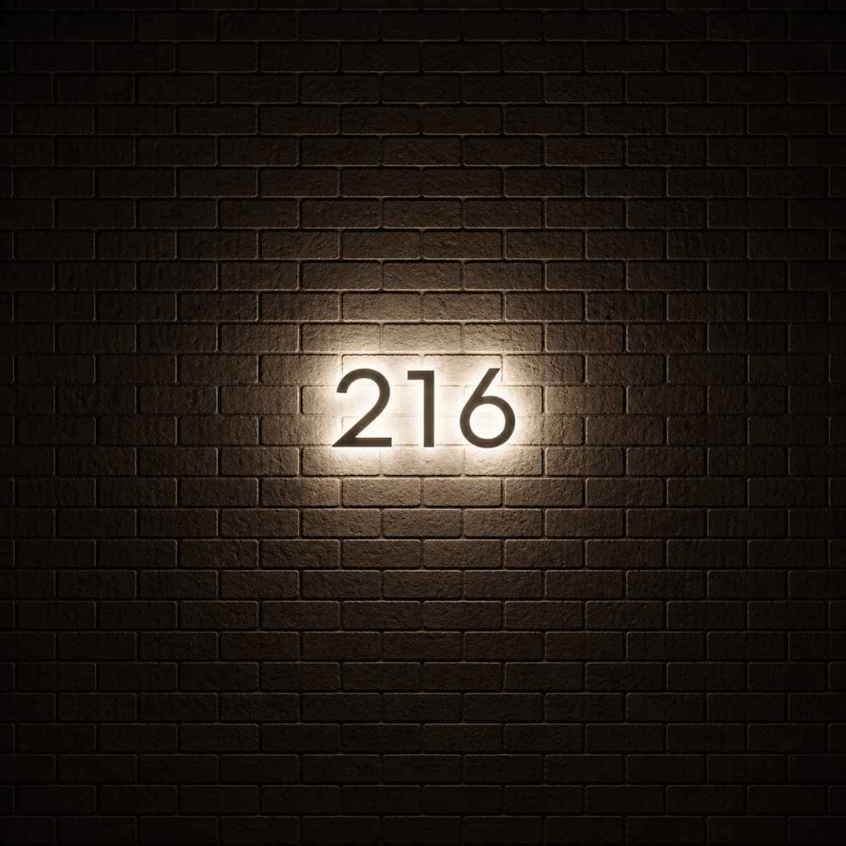 LED address sign visibility comparison night