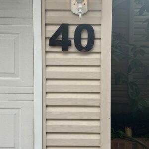 Non-illuminated Civic Numbers